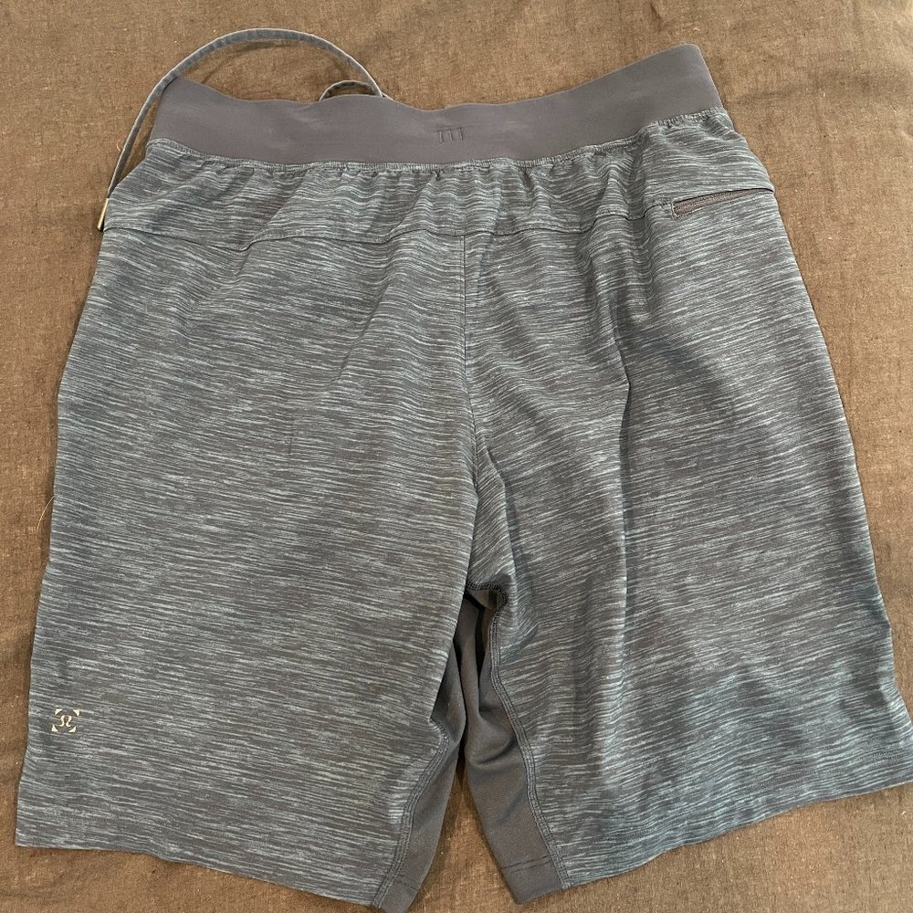 Lululemon Linered T.H.E. Short 9" Heathered Blue